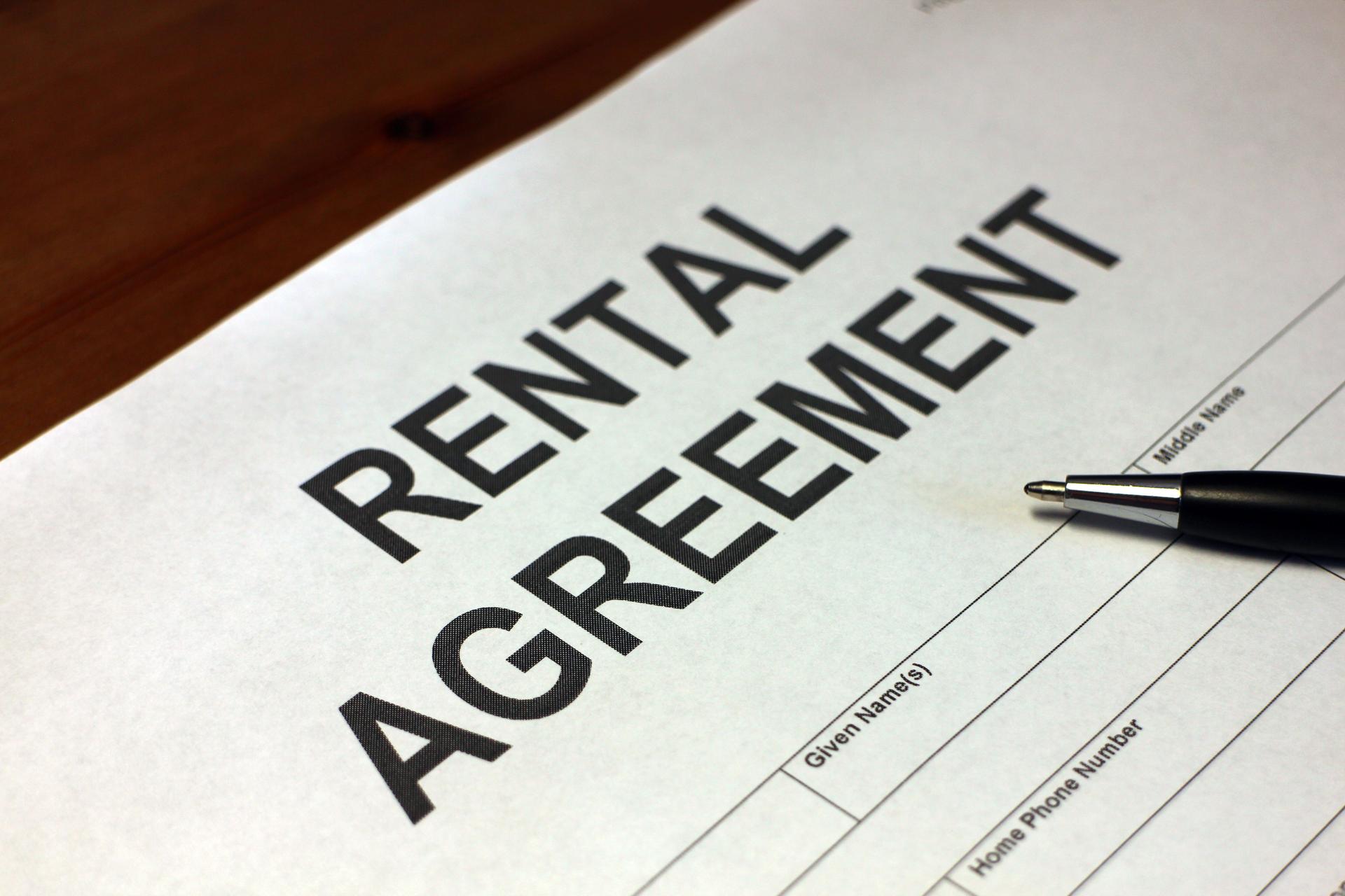 Remplissez le formulaire de contrat de location